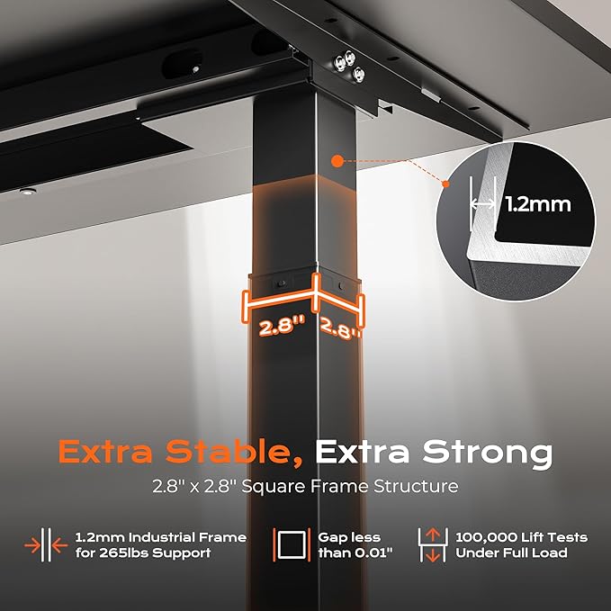 Huuger Electric Standing Desk Frame - Image 8