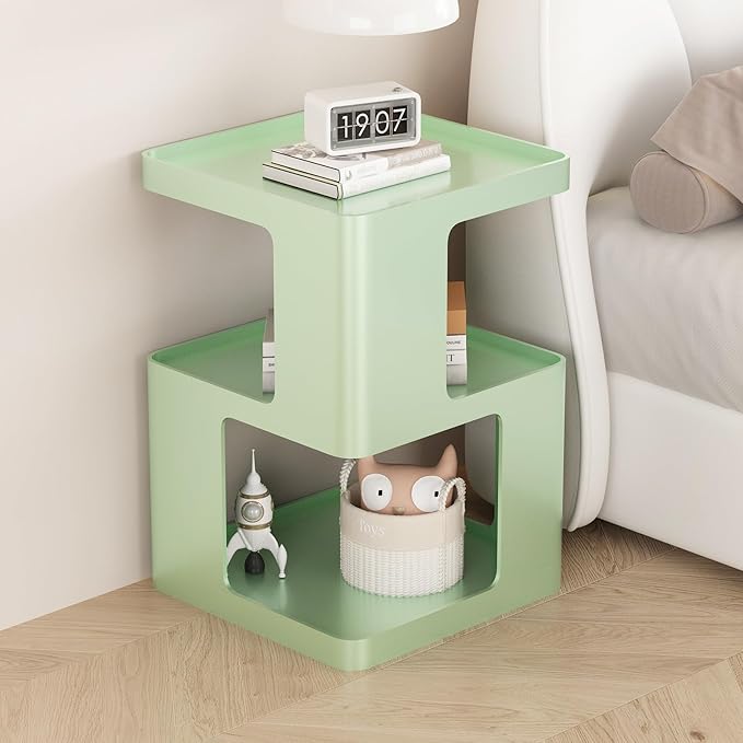Metal Small Nightstands, Modern Side Table - Image 6