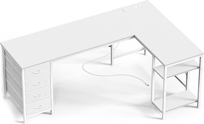 Huuger 63 Inch L Shaped Desk by Huuger