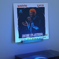 Now Playing Vinyl Record Stand Wall Mount, Light up Record Holder, Wooden by CoolGiftMart