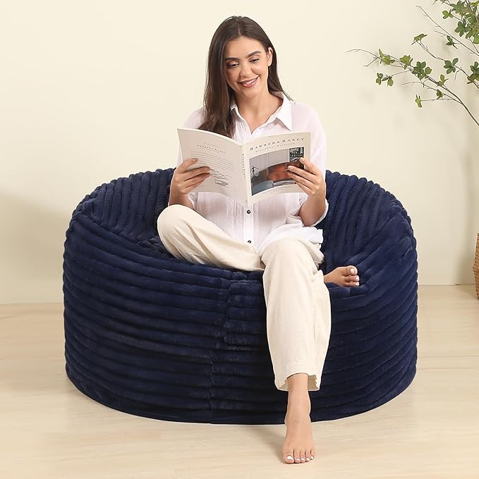 Memory Foam Bean Bag Chair for Adults/Teens, Bean Bag Sofa - Image 5