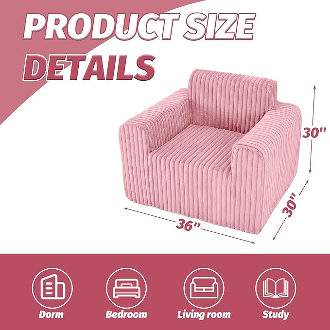 HABUTWAY Giant Bean Bag Chairs for Adults - Image 2