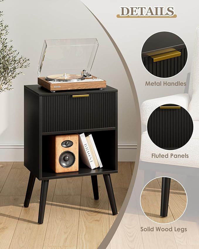 Nightstand, Small Side Table, Bedside Table - Image 6