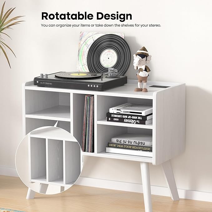 Forevich Record Player Stand Table - Image 4