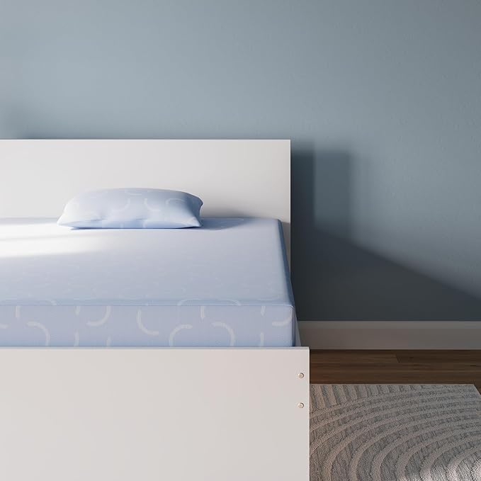 Signature Design by Ashley Full Size iKidz 7 Inch Firm Gel Memory Foam Mattress by SignatureDesignbyAshley