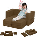 MeMoreCool Modular Kids Couch, Corduroy Play Toddler Couch by MeMoreCool