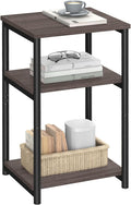 VASAGLE Side Table, Small End Table, Tall Nightstand by VASAGLEbySONGMICSHOME