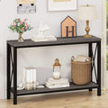 BON AUGURE Console Tables for Living Room, Industrial Couch Table Behind Sofa by BONAUGURE