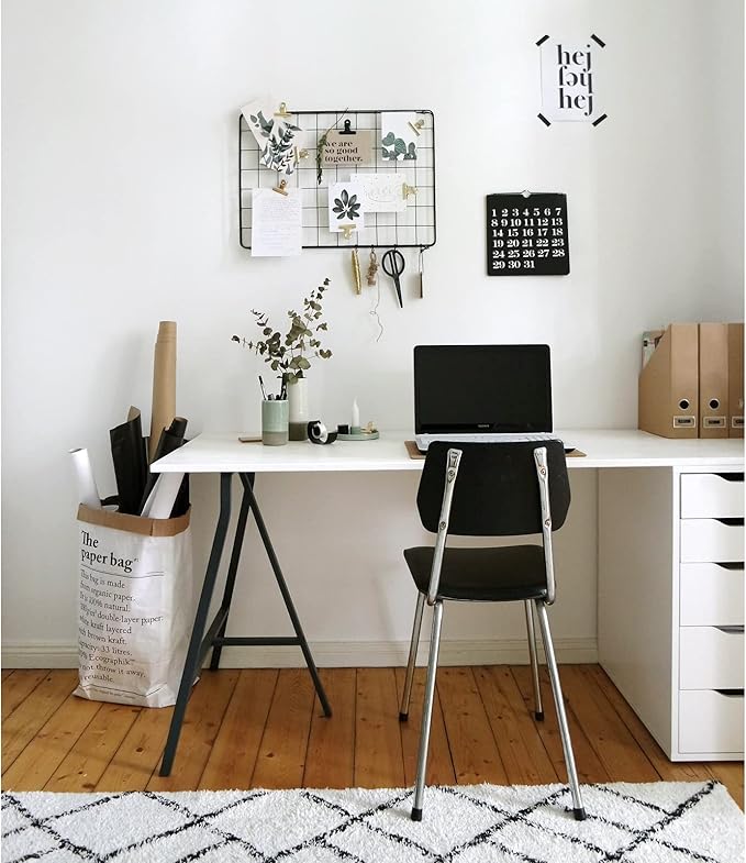 Kaboon White Table Top 23.62" D x 59.1" W, Solid One-Piece Desktop, Universal - Image 7