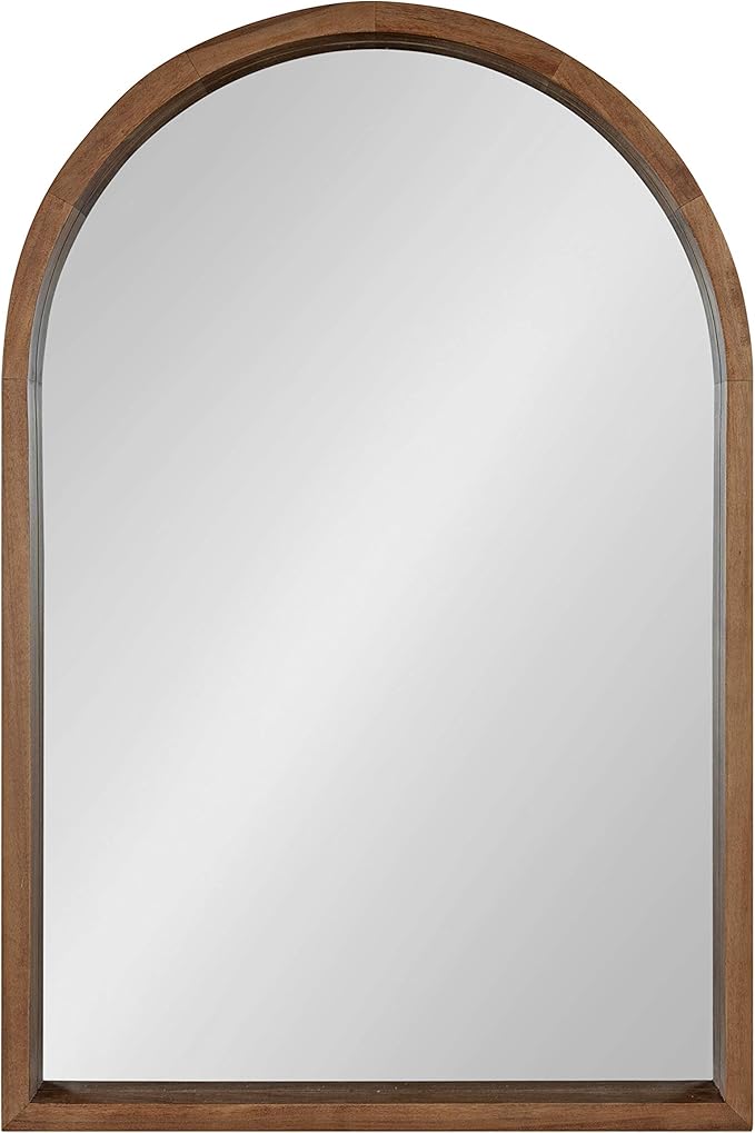 Kate and Laurel Hutton Rustic Arch Mirror, 20 x 30, Natural Rustic, Farmhouse - Image 4