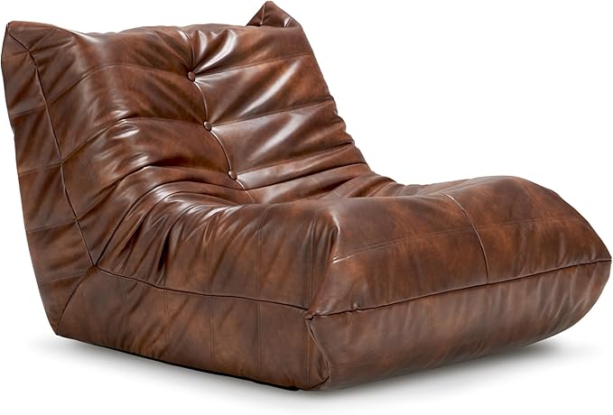 Hobestluk Giant Bean Bag Chair Lazy Floor Sofa, Memory Foam Fireside Sofa - Image 9