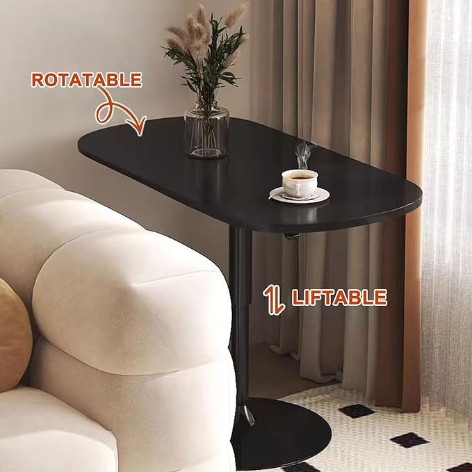 Adjustable Height Couch Side Table, 23.5"-31.5" Height Laptop Table - Image 6