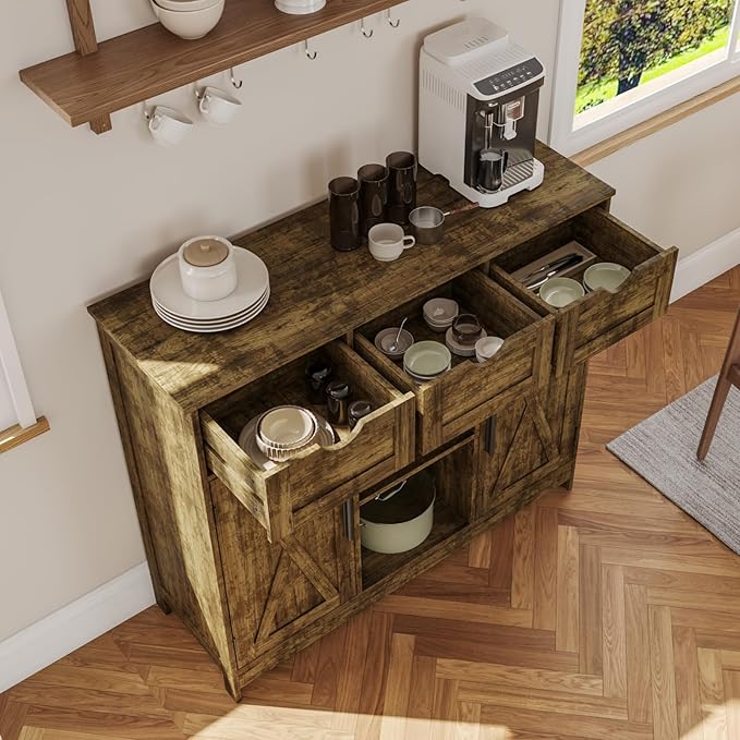 Storage Cabinet, Coffee Bar Cabinet - Image 5
