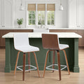 Vienna Modern Counter Height Swivel Bar Stool by ArmenLiving