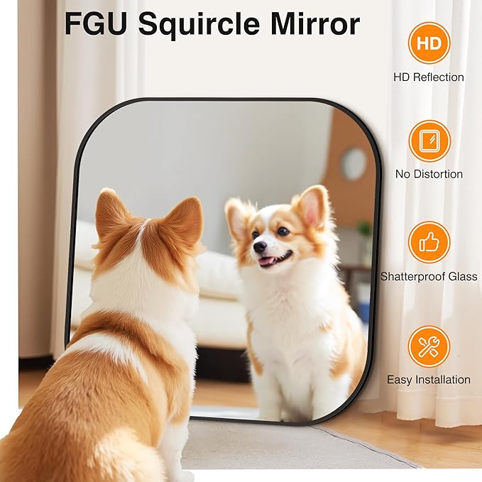 Bathroom Mirrors for Over Sink, 30x30 Vanity Squircle Mirror for Bathroom Sink - Image 4