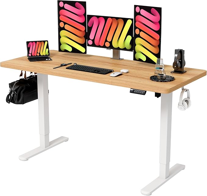 Monomi 55 Inch Large Electric Standing Desk, Height Adjustable Sit Stand Up by MONOMI
