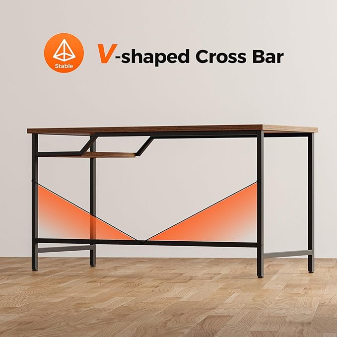 Computer Desk 55 X 24 inch, Gaming Desk - Image 8