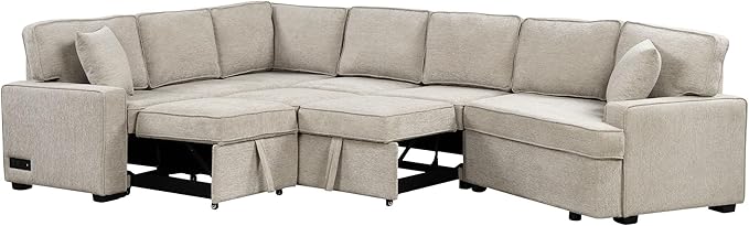 126" Extra Large Pull-Out Sofa Bed - Image 12
