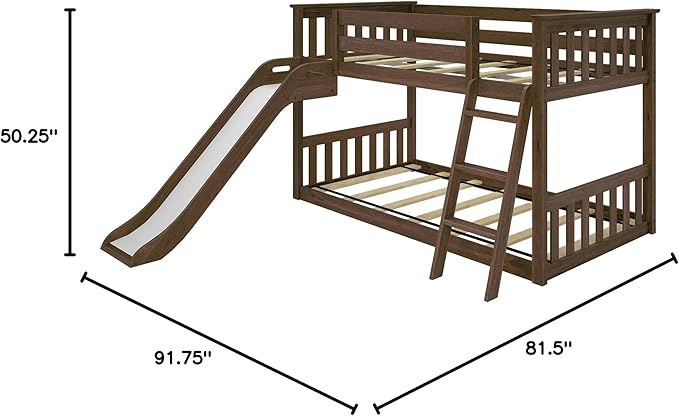 Max & Lily Twin Over Twin Low Bunk - Image 2