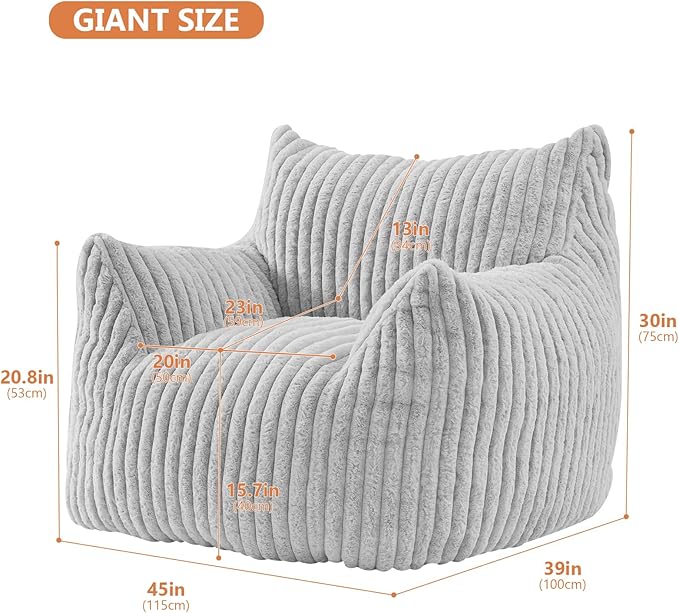 Giant Bean Bag Chairs for Adults - Image 2