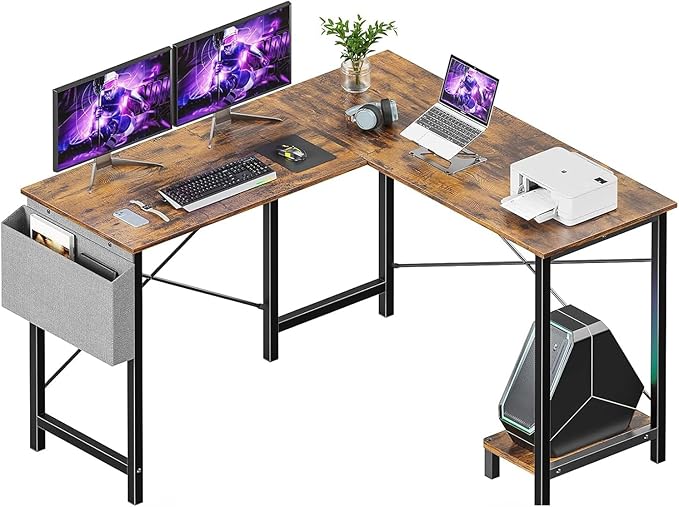 Whitmor L Shaped Gaming Desk by Whitmor