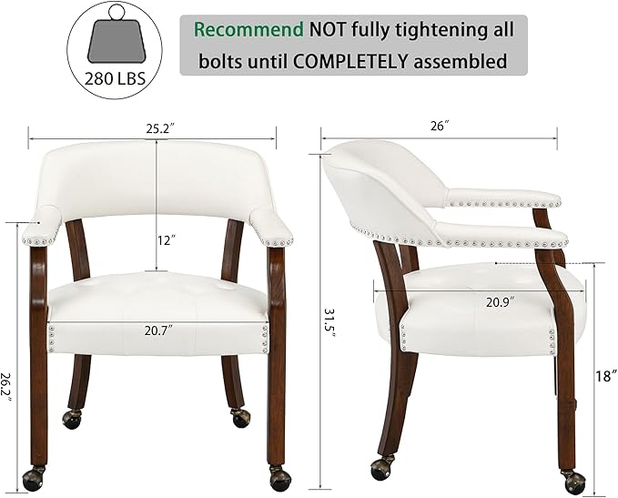 LEEMTORIG Large Dining Chairs - Image 3
