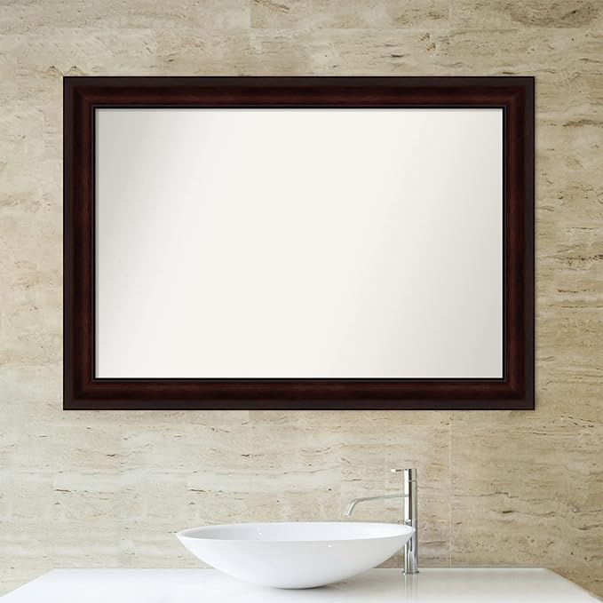 Amanti Art Silver Bathroom Mirror - Image 7