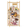 SpaceAid Stuffed Animal Storage Organizer, Wood Animals Zoo Toy Plushies by SpaceAid
