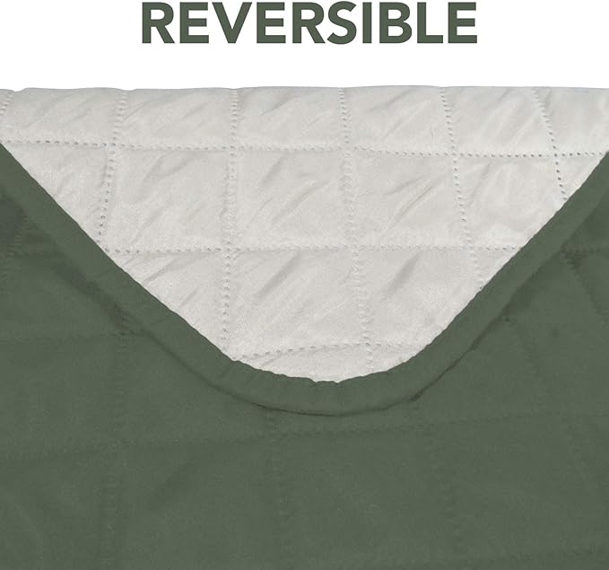 PureFit Reversible Sofa Cover Water Resistant Loveseat Couch Cover, Machine - Image 5