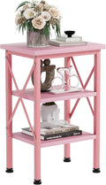 VECELO Modern Nightstands X-Design Side End Table Night Stand by VECELO