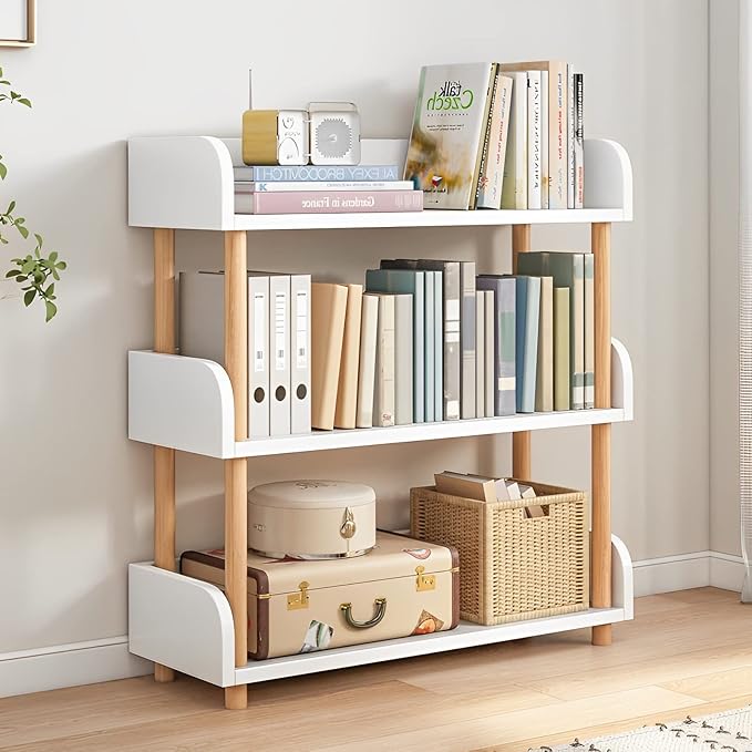 3-Tier Wooden Open Bookcase by OSCHF