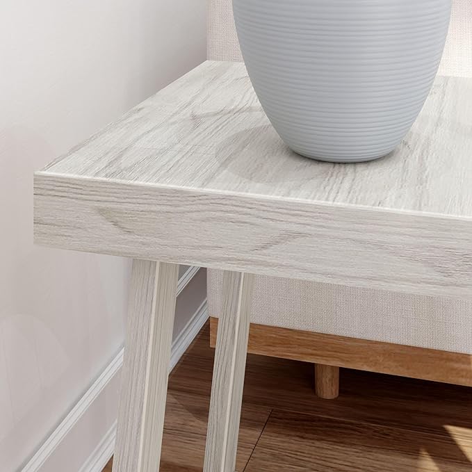 Plank+Beam Classic Square Side Table, Slim Side Table - Image 4