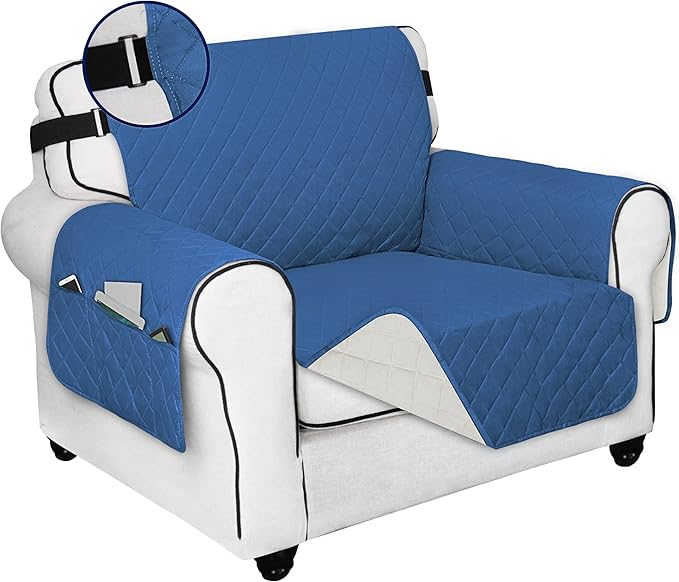 PureFit Reversible Sofa Cover Water Resistant Chair Couch Cover, Machine by PureFit