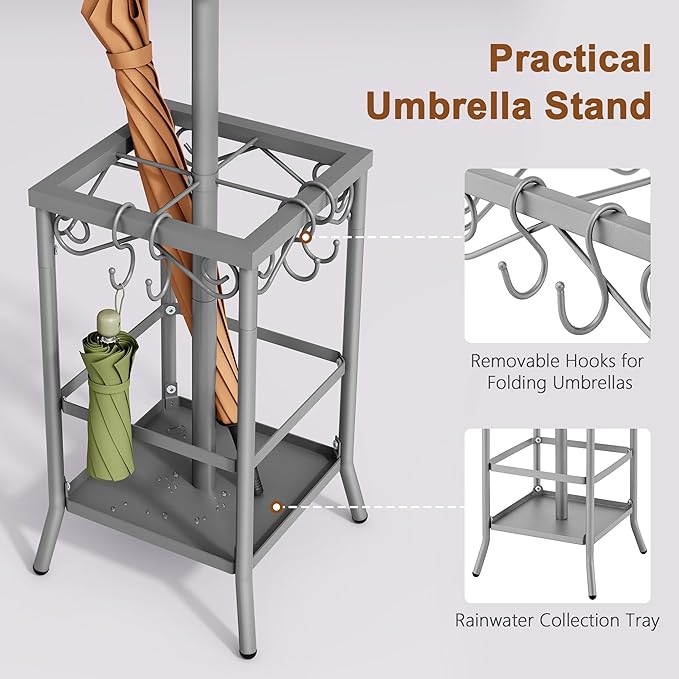 Hoctieon Coat Rack Freestanding - Image 3