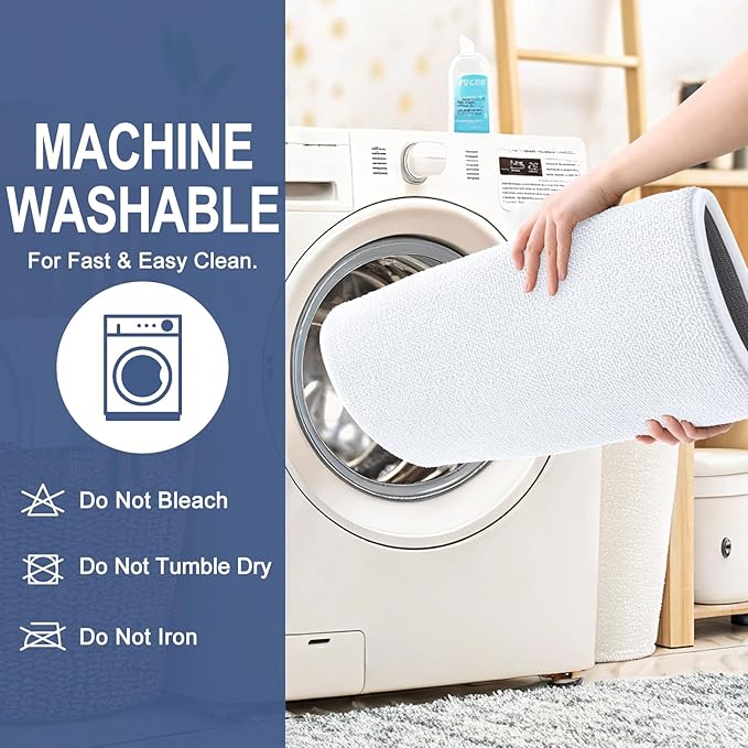 OLANLY Thick Memory Foam Bath Mat Rug 59x20, Extra Soft Absorbent Bathroom Rug - Image 6