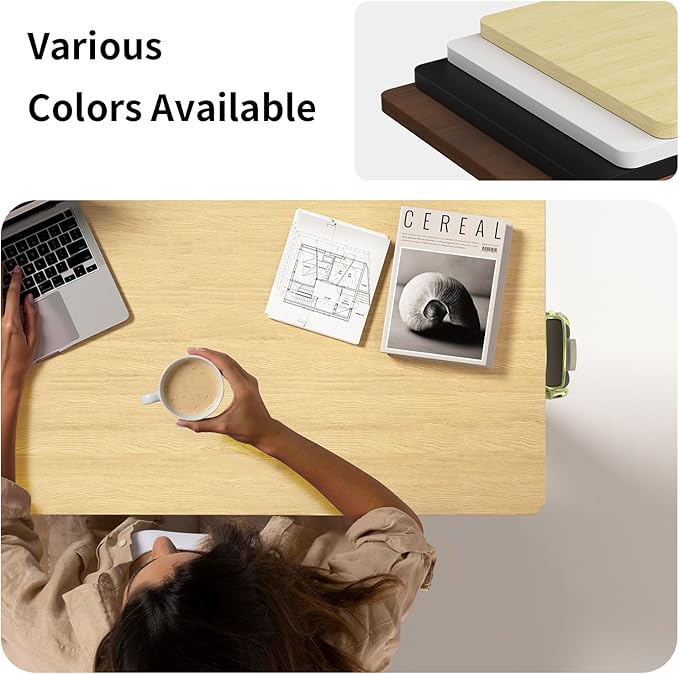Mobile Walking Pad Desk with Wheels, Pneumatic Small Rolling Standing Desk - Image 8