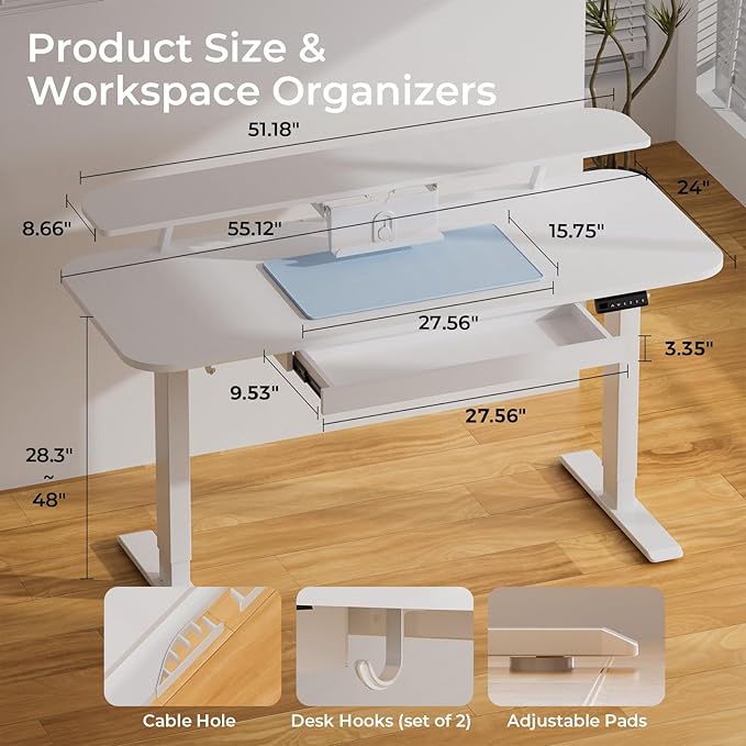COMHOMA Electric Standing Desk - Image 2