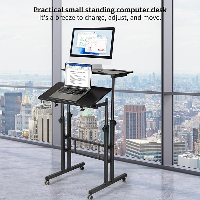 Hadulcet Mobile Standing Desk - Image 7