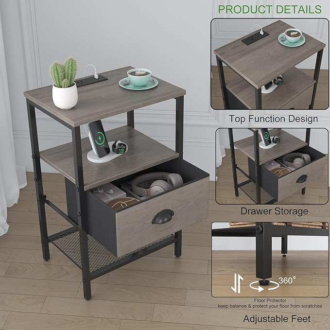 Nightstands Set of 2, Night Stands - Image 5