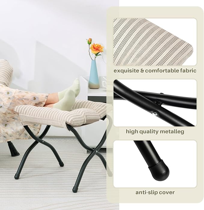 HollyHOME Fabric Lazy Chair - Image 5