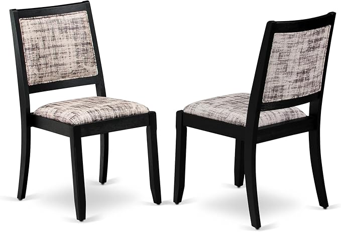 East West Furniture LGX29-BLK-30 -9 Piece Dining Set Includes a Rectangular - Image 4