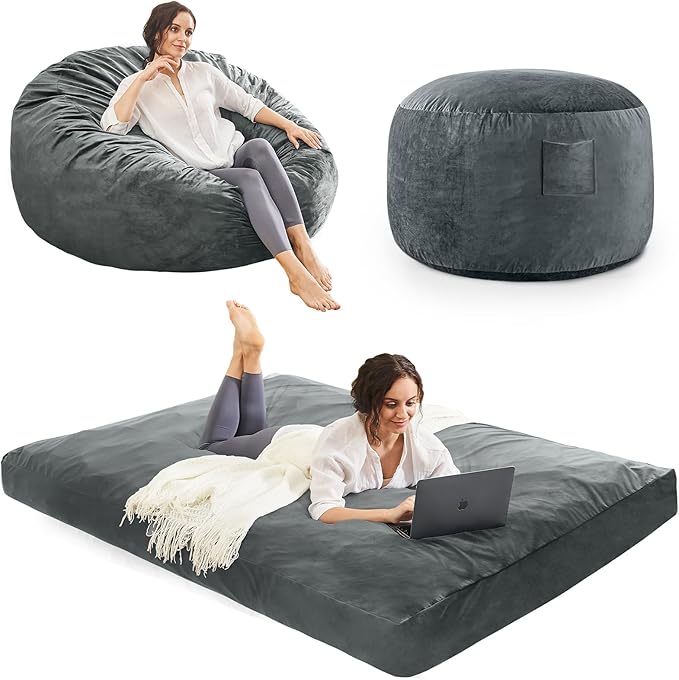 Bean Bag Chairs for Adults by ILPEOD