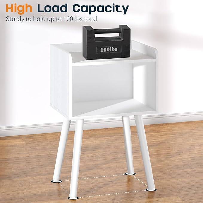 Yoobure Mid Century Modern Nightstand - Image 8