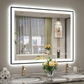 44x36 Inch LED Bathroom Mirror by YEELAIT