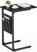 Vagusicc C Shaped End Table, Small Side Table by Vagusicc