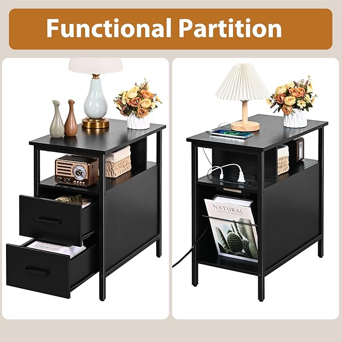 Black Side Tables, End Table - Image 5