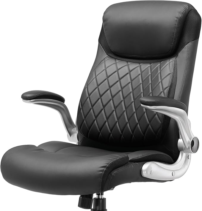 COMHOMA Big and Tall Office Chair, High Back Leather Executive Chair - Image 7