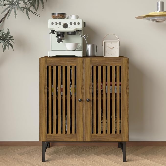 Buffet Storage Cabinet with 2 Doors, Kitchen Sideboard with Storage, Coffee Bar by Gyger