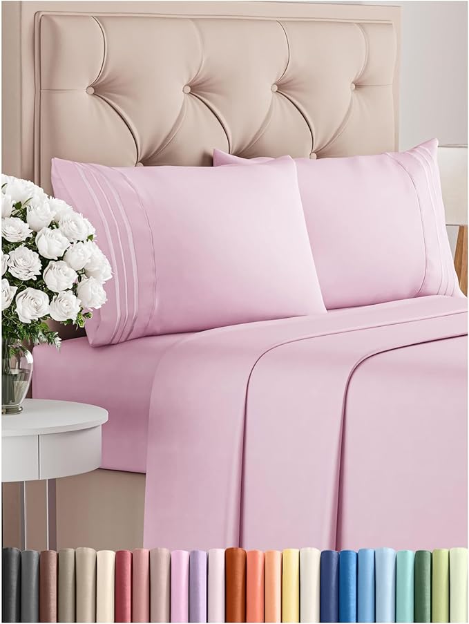 Cal King Size 4 Piece Sheet Set by CGKUnlimited