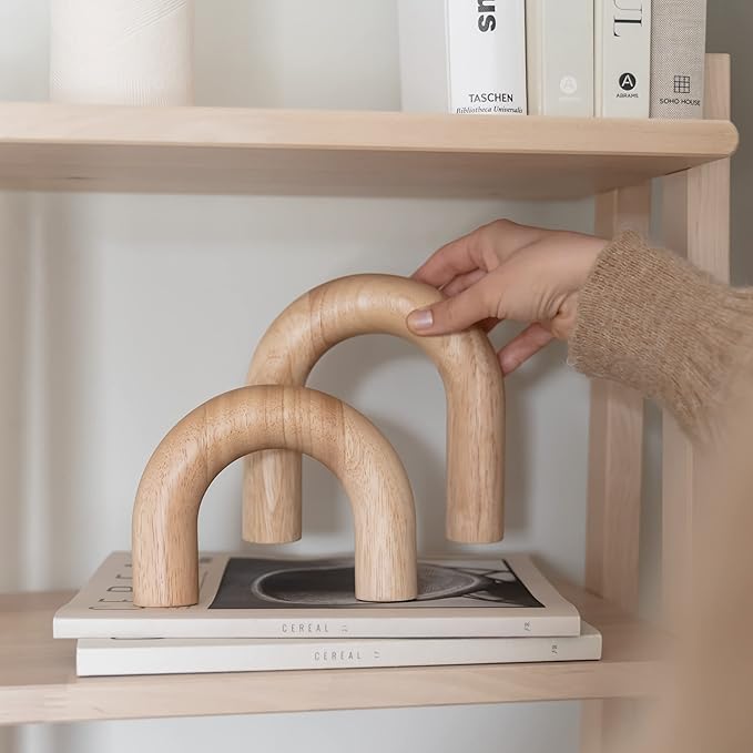 Wood Arch Decorative Objects - Image 7